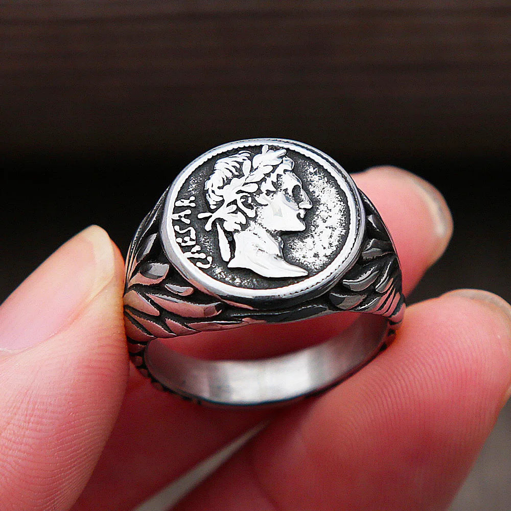 Vintage Roman Empire Caesar Rings