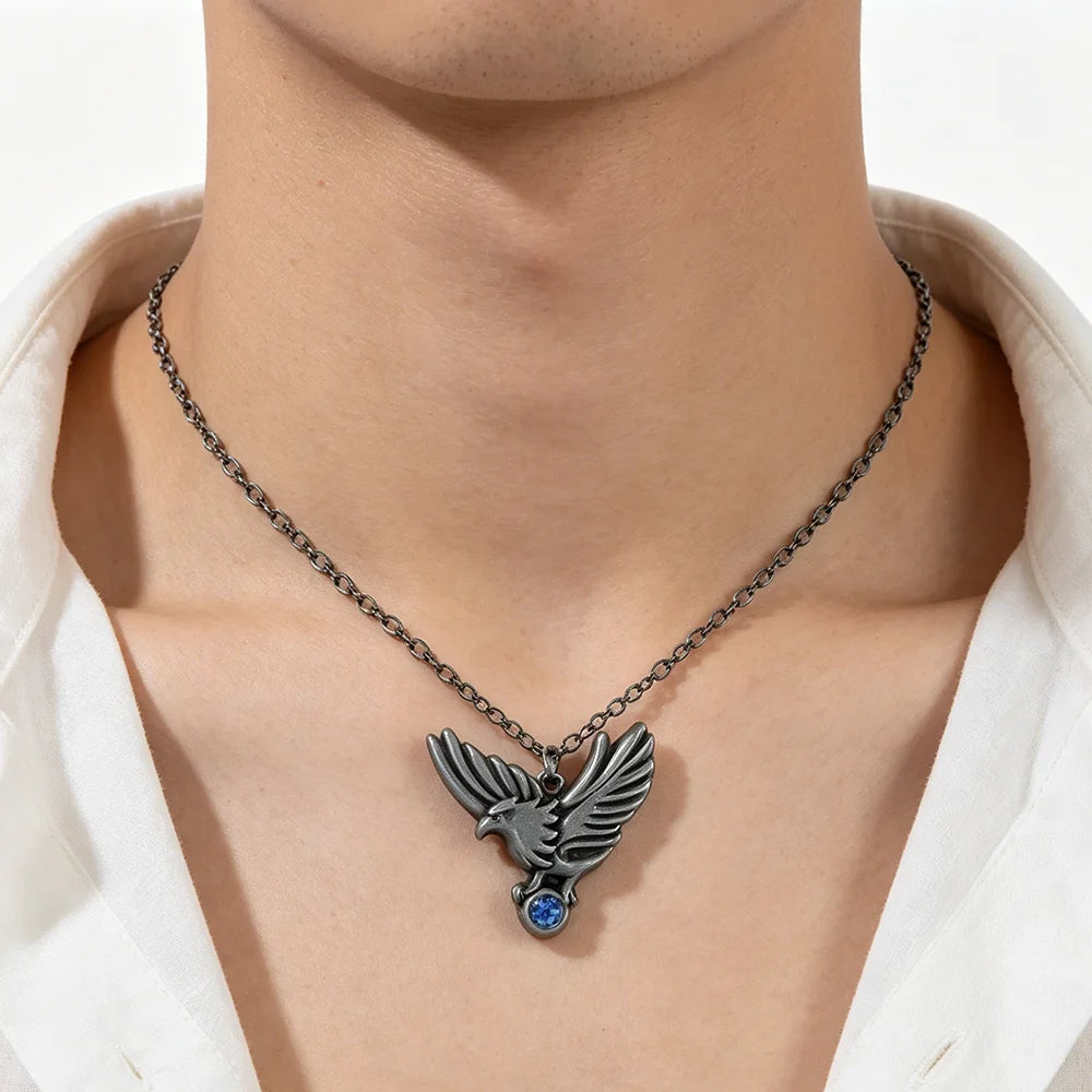 Ashley Graham Eagle Vintage Necklace