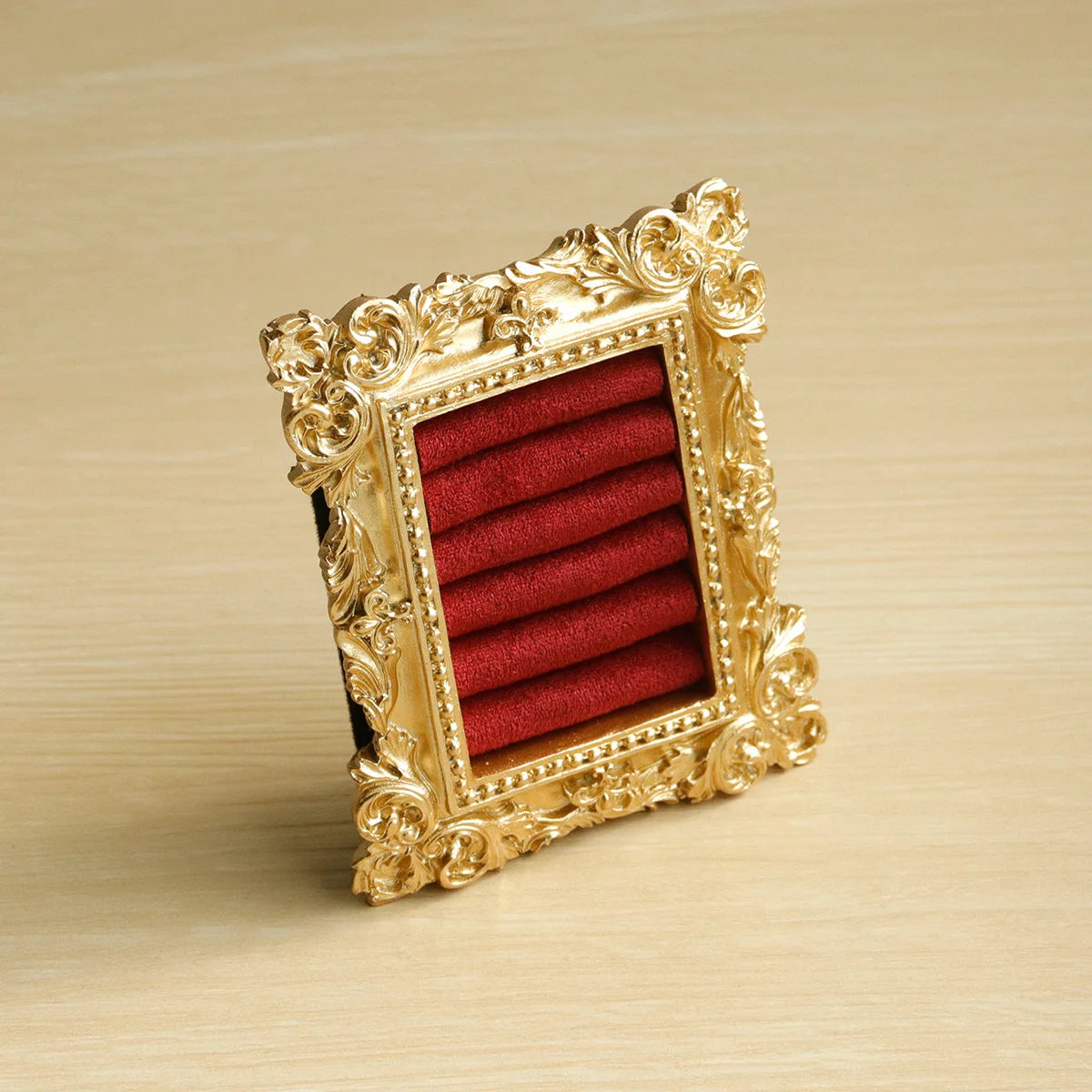 Vintage Gold Ring Display