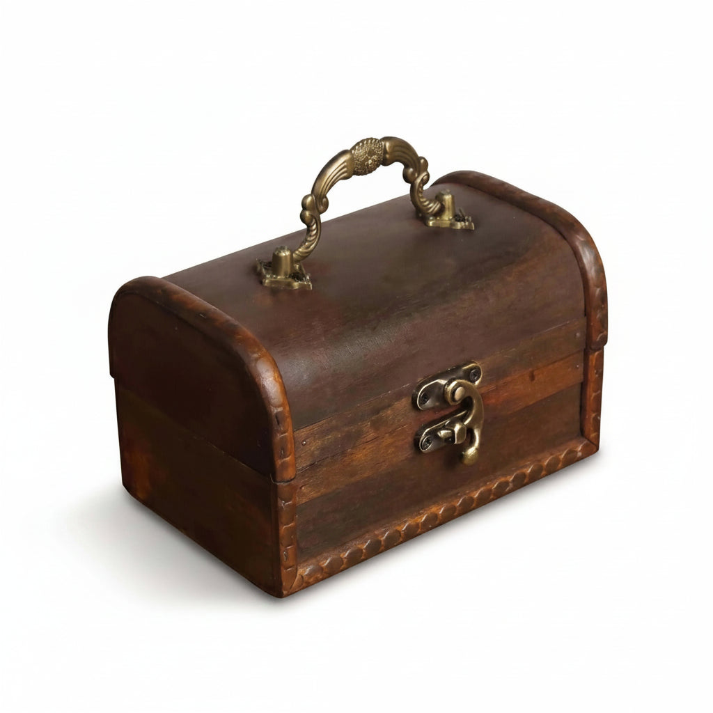Vintage Wooden Storage Box