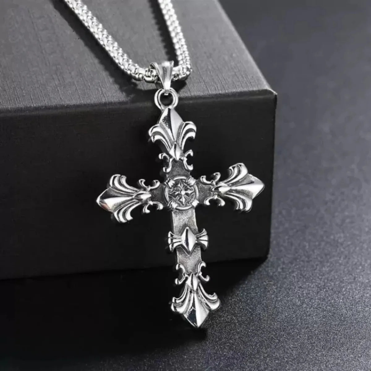 Stainless Steel Cross Necklace