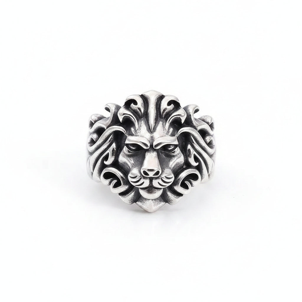 Lion Silver Ring