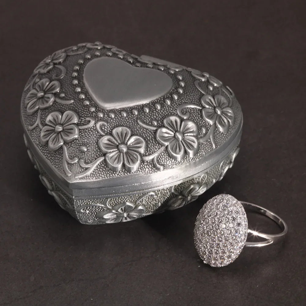 Metal Vintage Jewelry Box