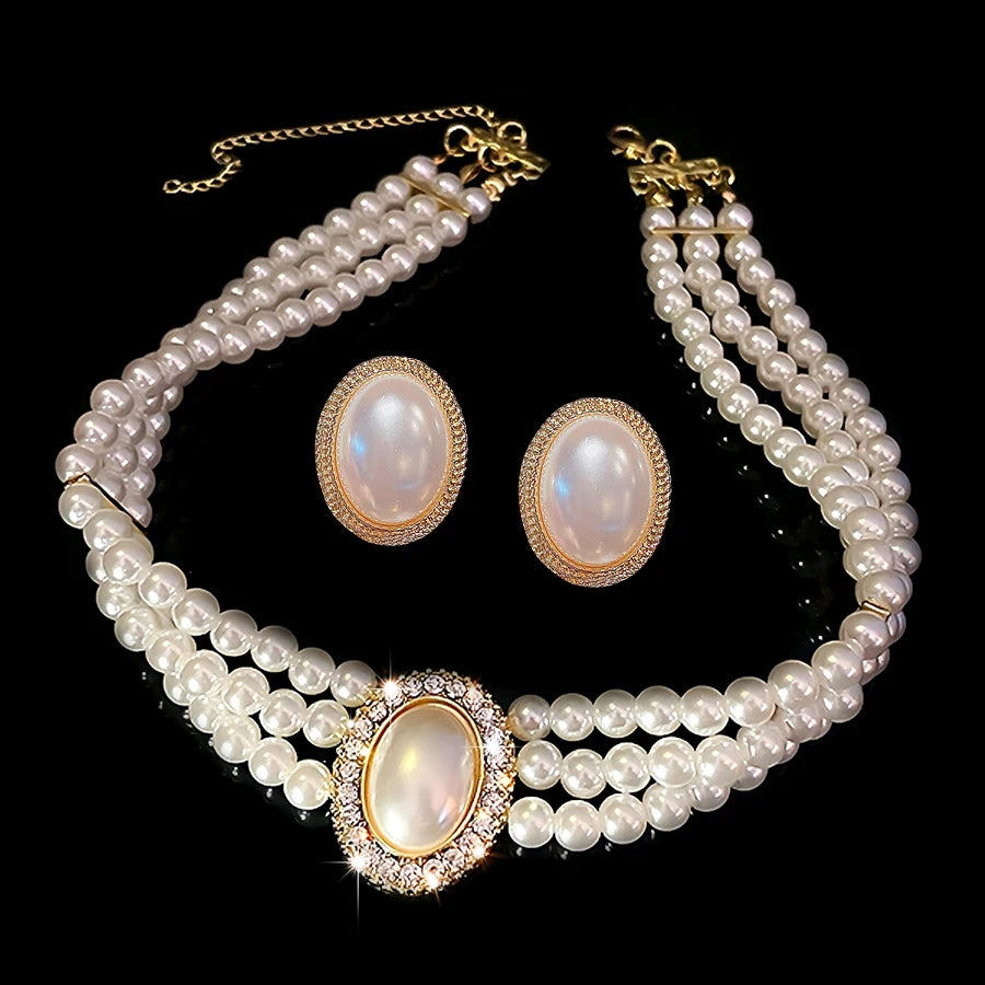 Pearl Necklace Set