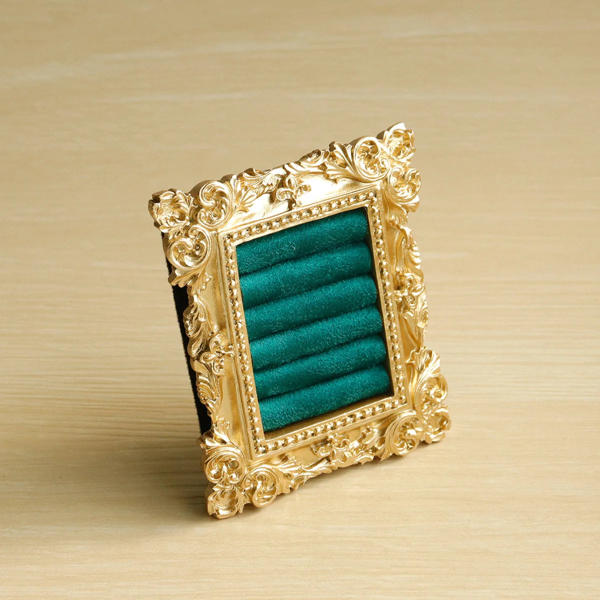 Vintage Gold Ring Display