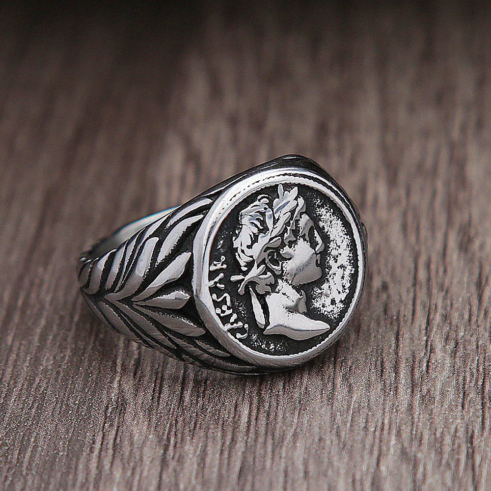 Vintage Roman Empire Caesar Rings