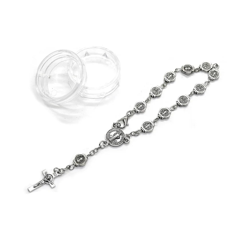 Metal Saint Bracelets Cross