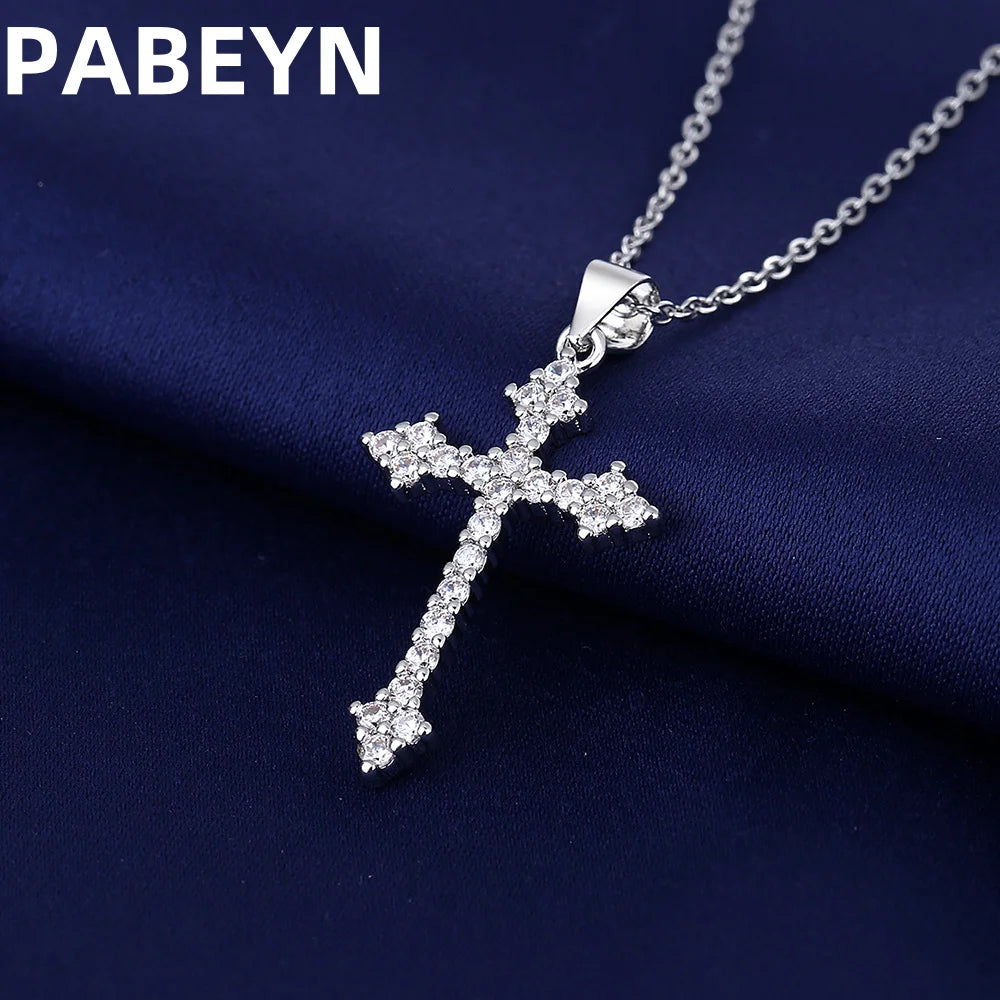 Silver Cross Necklace