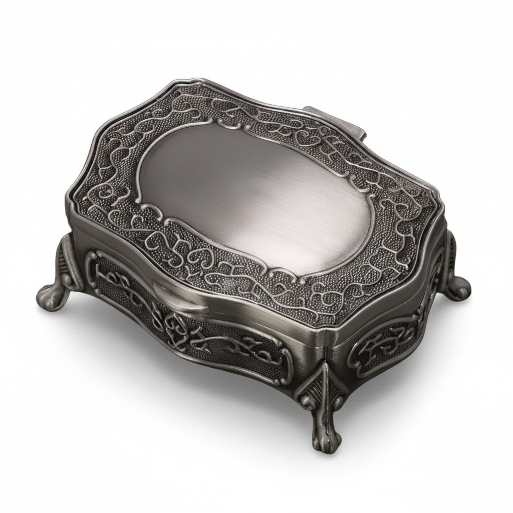 Metal Vintage Jewelry Box