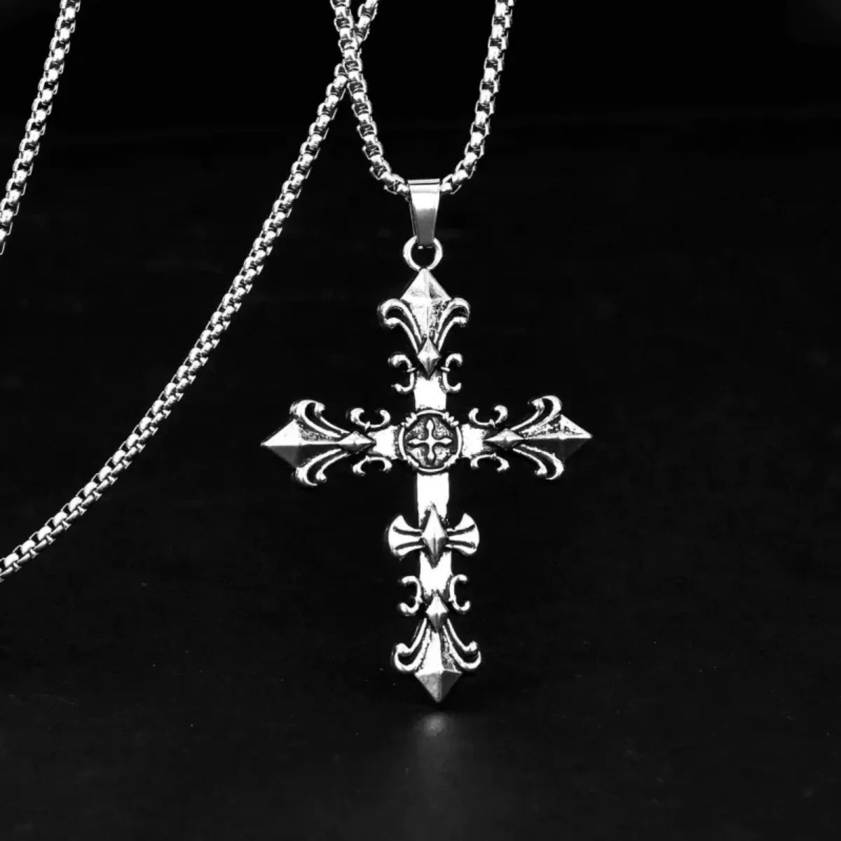 Stainless Steel Cross Necklace