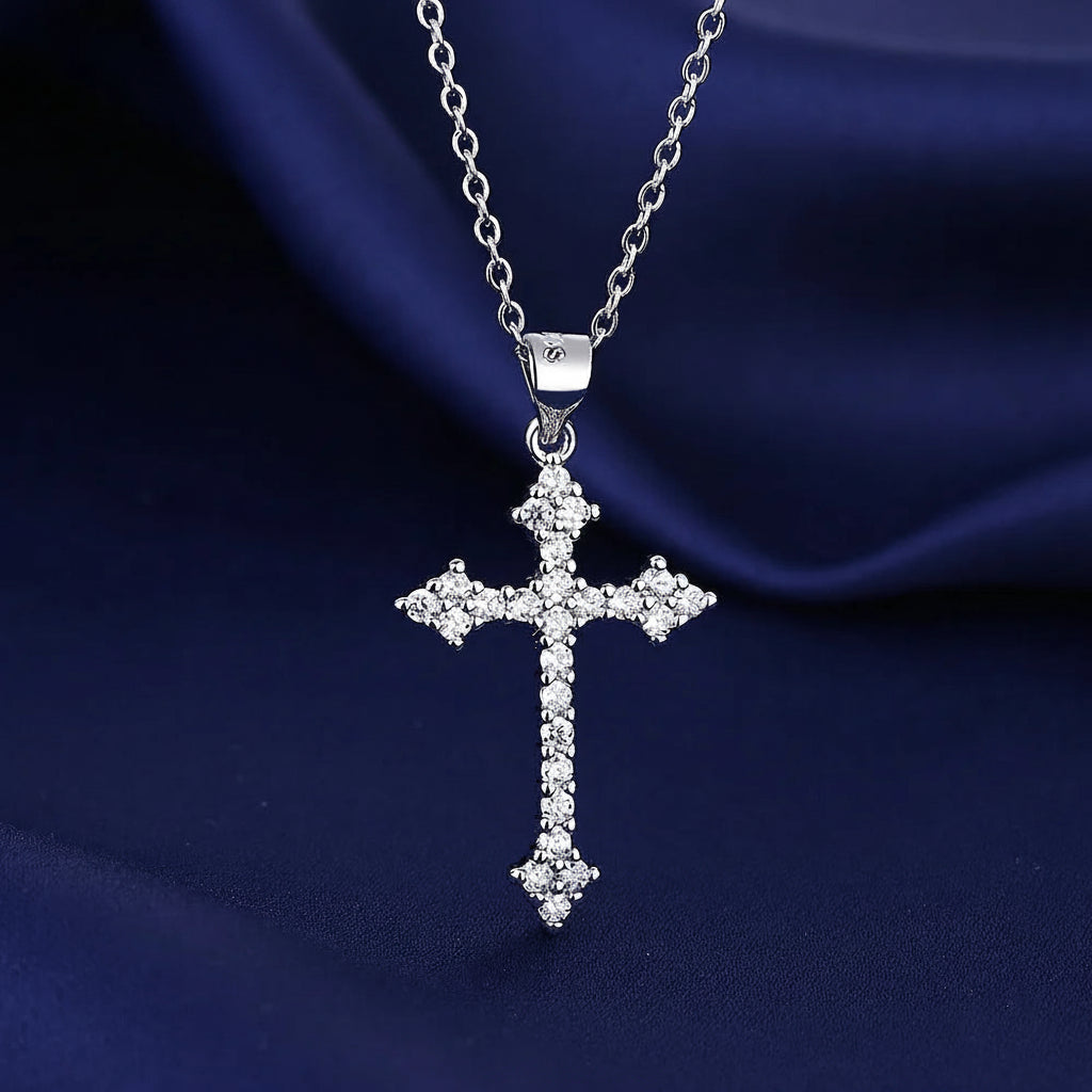 Silver Cross Necklace