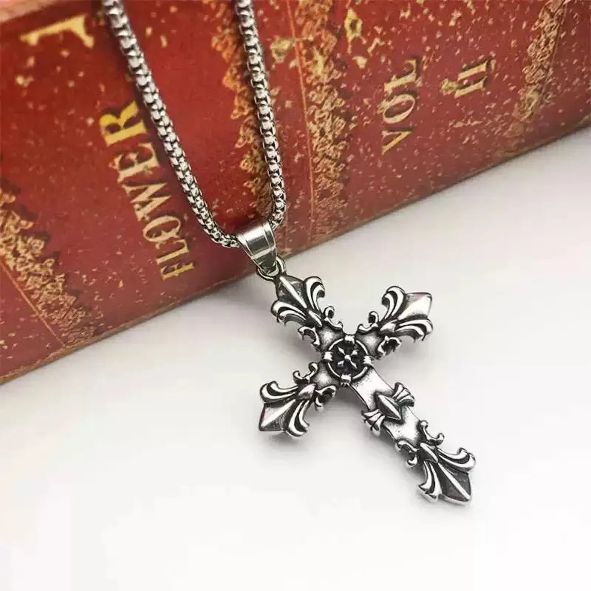 Stainless Steel Cross Necklace