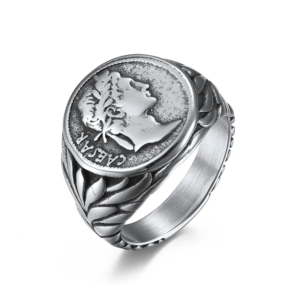 Vintage Roman Empire Caesar Rings