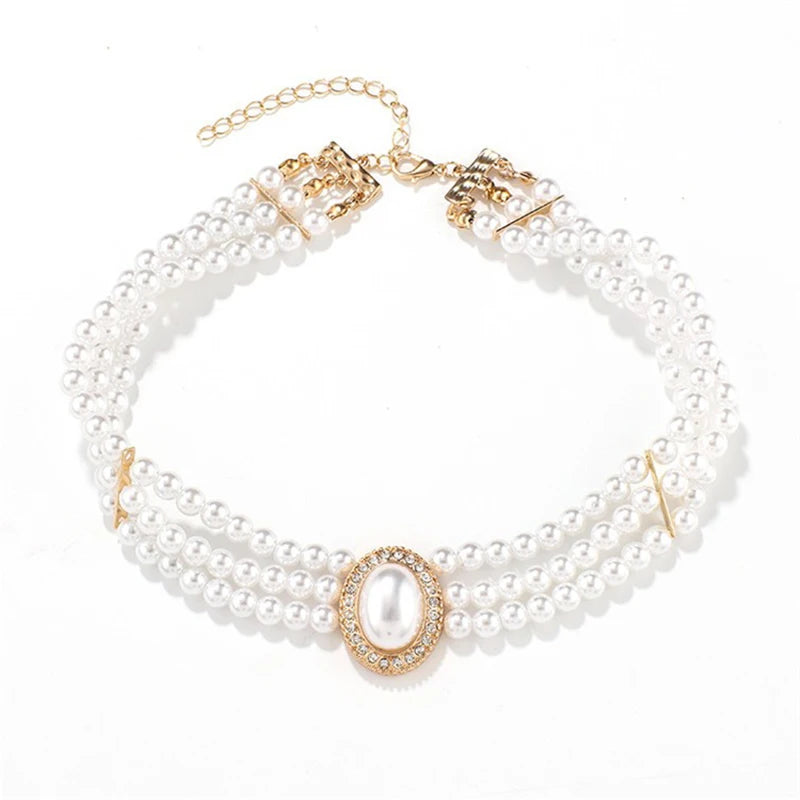 Pearl Necklace Set