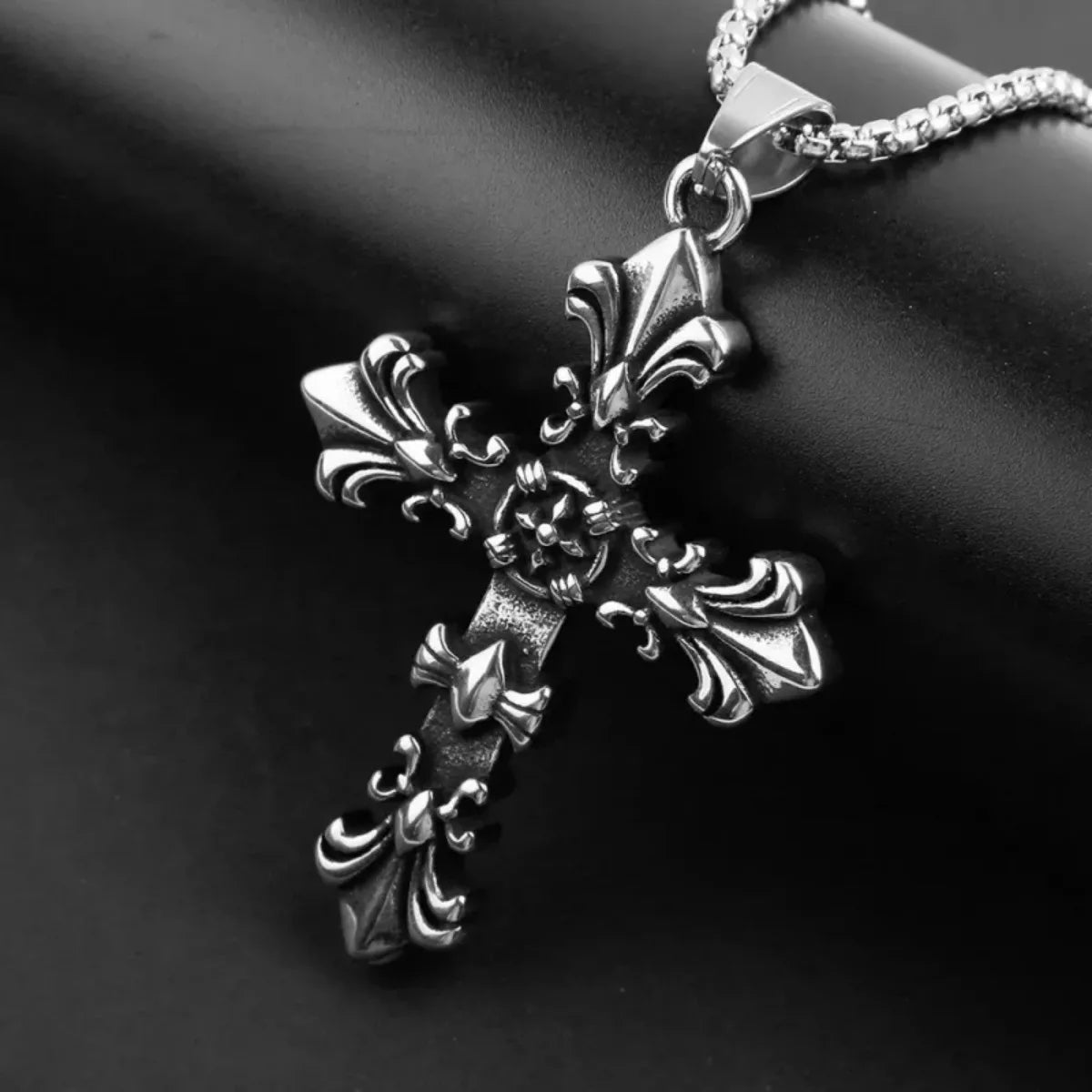 Stainless Steel Cross Necklace