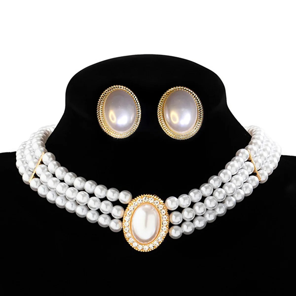 Pearl Necklace Set