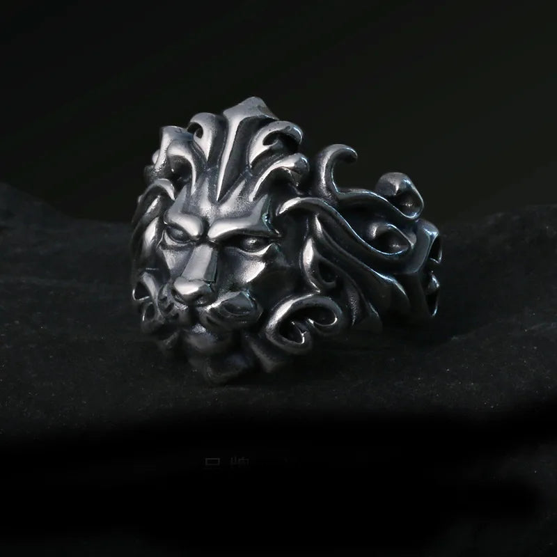 Lion Silver Ring