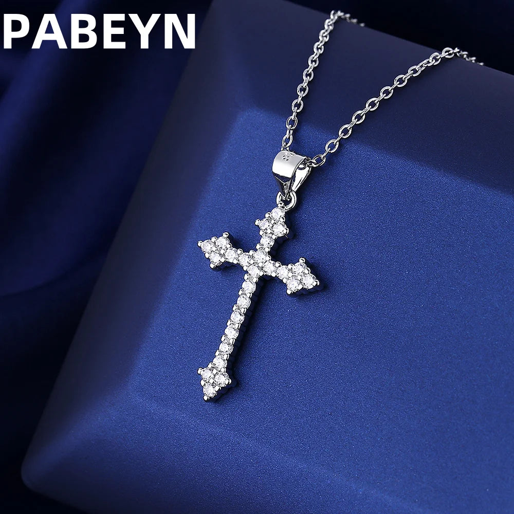 Silver Cross Necklace